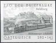 (2013) MiNr. 3087 ** - Rakousko - černotisk -  Den známky - Salzkammergut Lokalbahn