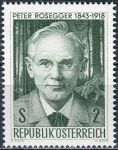 (1968) MiNr. 1267 ** - Rakousko - 50. výročí smrti Petra Roseggera