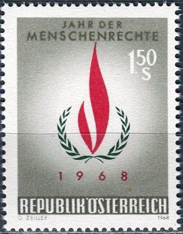 (1968) MiNr. 1272 ** - Rakousko - Mezinárodní rok lidských práv