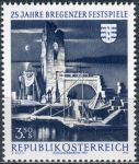 (1970) MiNr. 1334 ** - Rakousko - 25 let Bregenz Festival