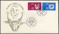 (1976) FDC - MiNr. 724 - 725 - Norsko - Europa: umění a řemesla