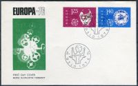 (1976) FDC - MiNr. 724 - 725 - Norsko - Europa: umění a řemesla