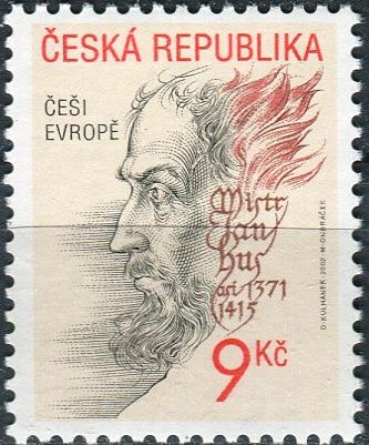 Česká pošta (2002) č. 325 ** - Česká republika - Češi Evropě Mistr Jan Hus