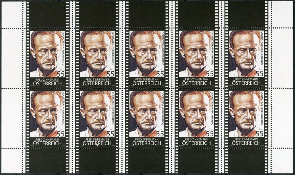 (2009) MiNr. 2803 ** - Rakousko - PL - Rakušané v Hollywoodu: Fred Zinnemann