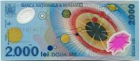Rumunsko - (P111b) bankovka 2000 LEI (1999) - UNC - polymer
