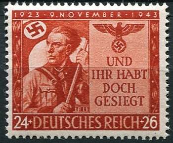 (1943) MiNr. 863 ** - Deutsches Reich - Vlajkonoš