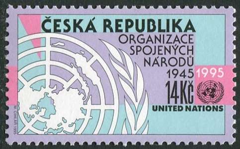 (1995) č. 95 ** - Česká republika - 50. výročí založení OSN