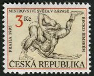 (1995) č. 86 ** - Česká republika - známka: Řecko-římský zápas