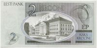 Estonsko - (P 85b) bankovka 2 KROONI (2007) - UNC