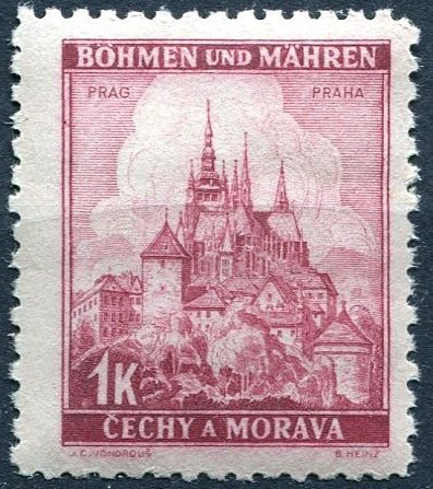 Protektorát Čechy a Morava (1939) č. 31 ** - B.u.M. - Města - Praha