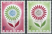 (1964) MiNr. 1358 - 1359 ** - Belgie - EUROPA