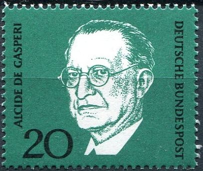 (1968) MiNr. 555  ** - Německo - Alcide De Gasperi (1881-1954)