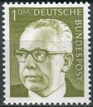 (1970) MiNr. 644 ** - Německo - Spolkový prezident Gustav Heinemann (I)