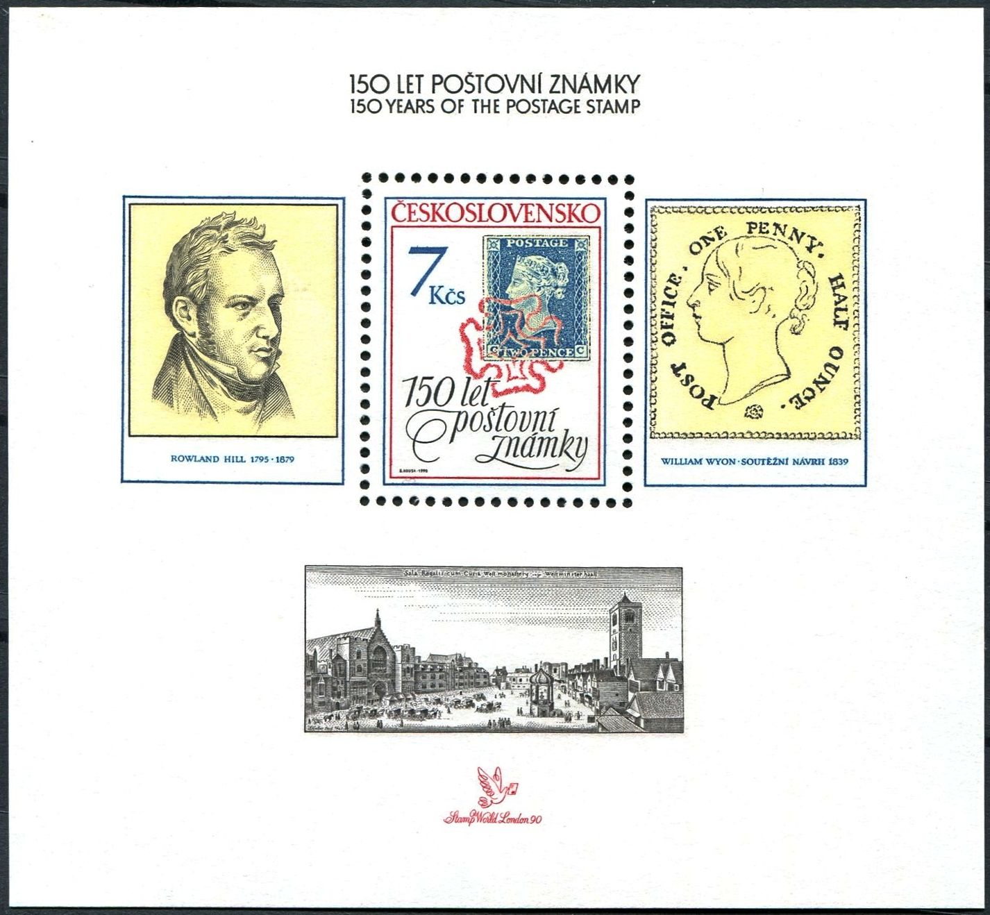 (1990) A 2940 ** - ČSSR - 150 let poštovní známky