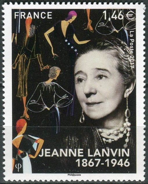 (2017) MiNr. 6873 ** - Francie - 150. narozeniny Jeanne Lanvin - módní návrhářka