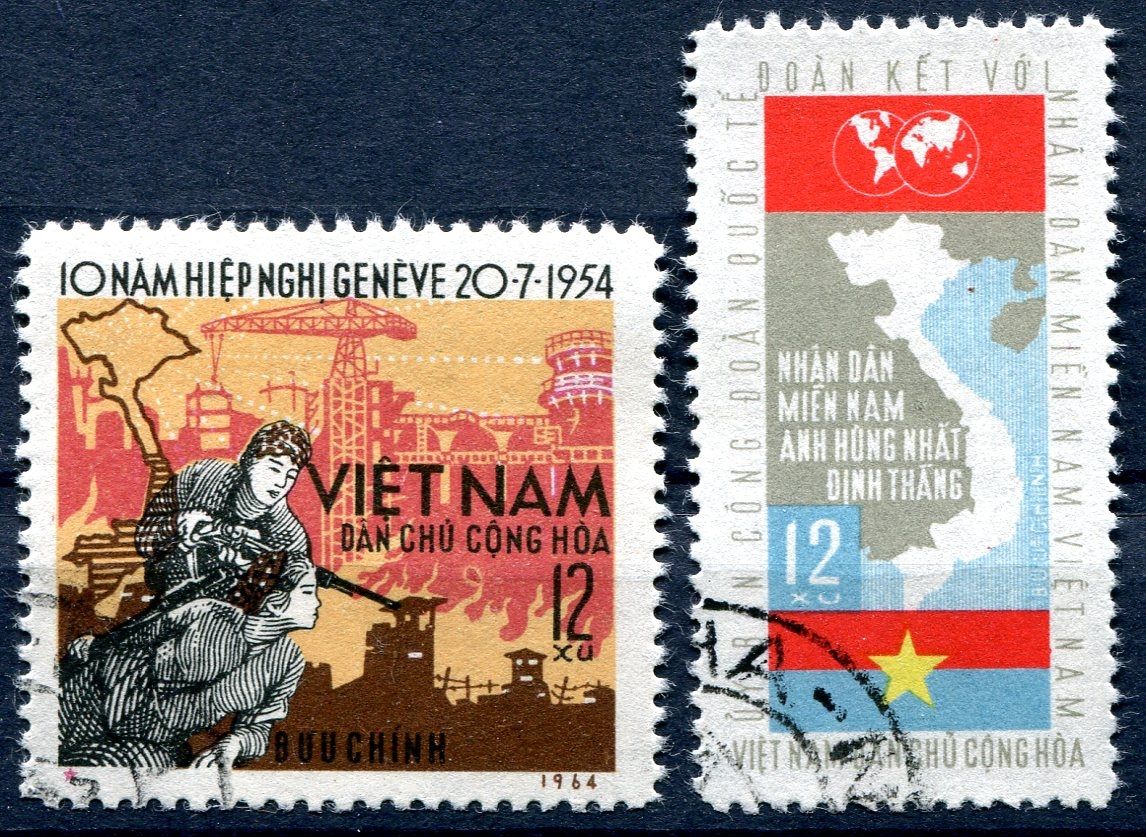 (1964) MiNr. 325 - 326 - O - Severní Vietnam - Ženevská úmluva