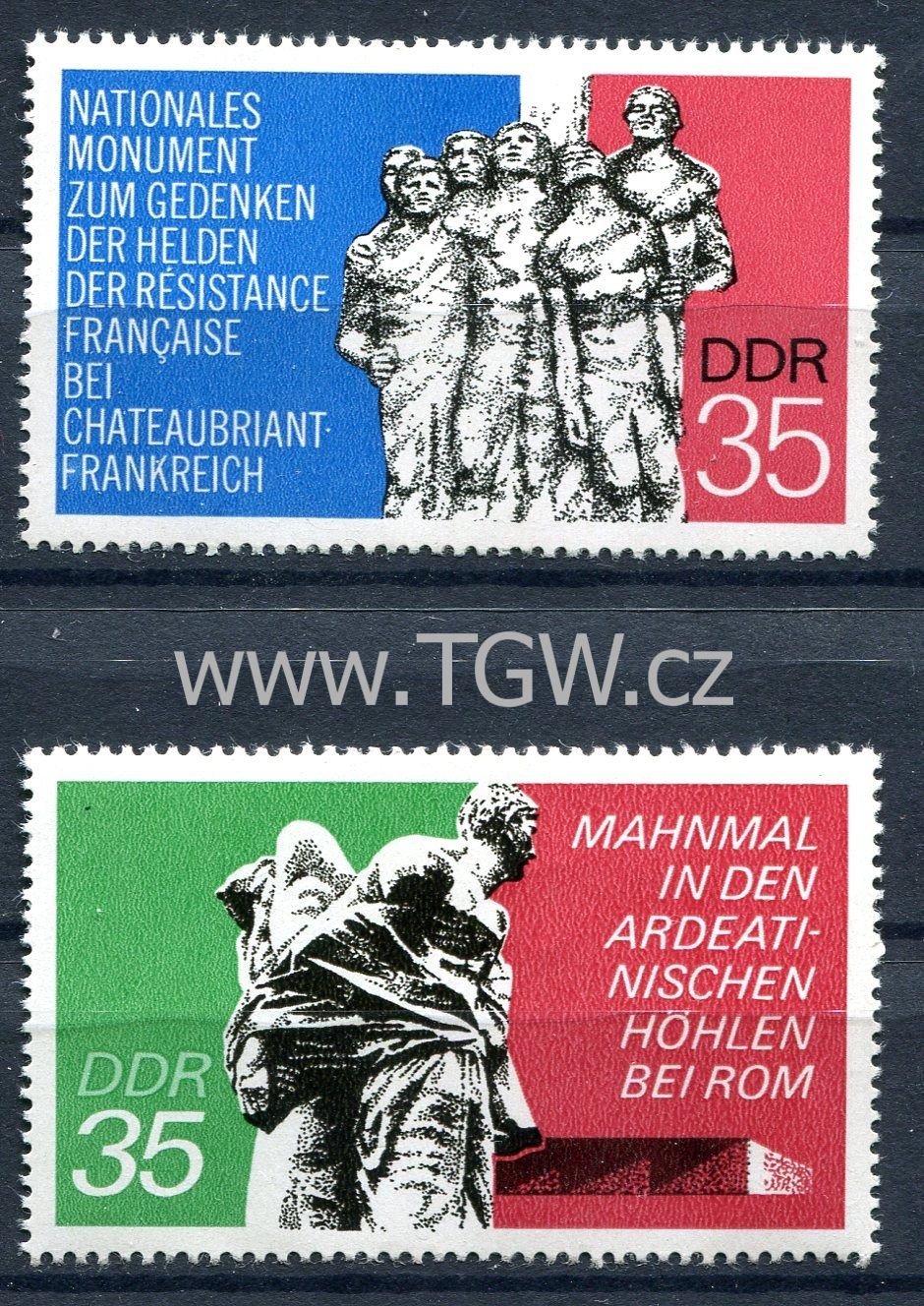 (1974) MiNr. 1981 - 1982 ** - DDR - Mezinárodní pamětihodnosti 