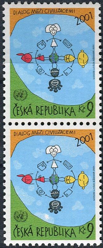 (2001) č. 304 ** - sp - ČR - DV 24/2 - velká bílá skvrna (č.n.)