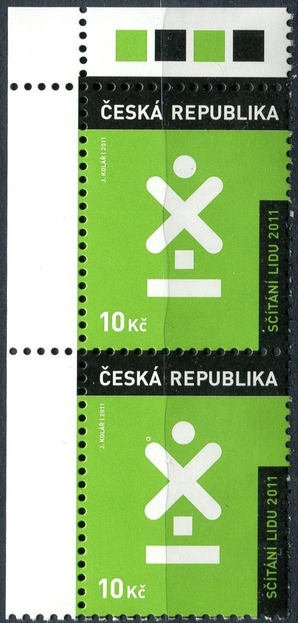 (2010) č. 666 ** - ČR - sp - VV 11/1 - kroužek nad nožičkou "X"