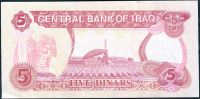 Irák - (P 80a) 5 Dinars (1992) - UNC