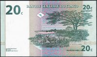 Kongo - (P 83) 20 Centimes (1997) - UNC