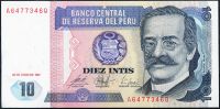 Peru - (P 129) 10 INTIS 1987 - UNC