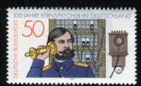 (1977) MiNr. 947 ** - Německo - 100 let telefon v Německu