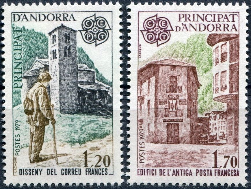 Principat d`Andorra (1979) č. 297 - 298 ** - Andora (Fr.) - EUROPA - C.E.P.T.