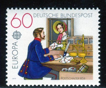 (1979) MiNr. 1012 ** - Německo - Europa: historie poštovního a telekomunikačního ...