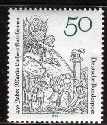 (1979) MiNr. 1016 ** - Německo - 450 let Katechismus Martina Luthera