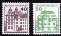 (1980) MiNr. 1037 - 1038 ** - Německo - Hrady a paláce (IV)