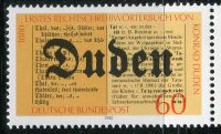 (1980) MiNr. 1039 ** - Německo - 100 let pravopisný slovník od Konráda Dudena (1829-1911), učitel střední školy