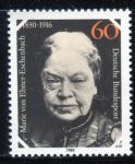 (1980) MiNr. 1057 ** - Německo - 150. narozeniny Marie Freifrau von Ebner-Eschenbachové