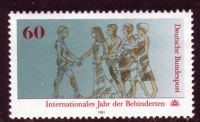 (1981) MiNr. 1083 ** - Německo - Mezinárodní rok zdravotně postižených