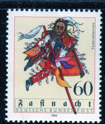 (1983) MiNr. 1167 ** - Německo - Karneval Švábsko-Alemannický