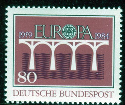 (1984) MiNr. 1211 ** - Německo - Europa: 25 let Evropská konference poštovních a telekomunikačních správ (CEPT)