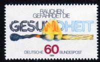 (1984) MiNr. 1232 ** - Německo - Protikuřácké kampaně