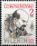 (1985) č. 2688 ** - ČSSR - 115. výročí narození V. I. Lenina