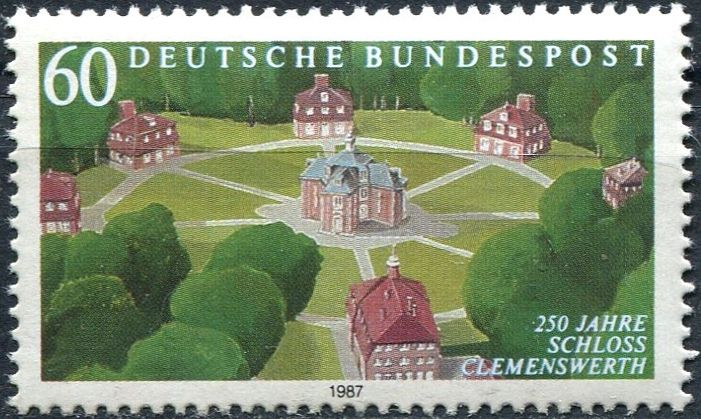 (1987) MiNr. 1312 ** - Německo - 250 let hradu Clemenswerth