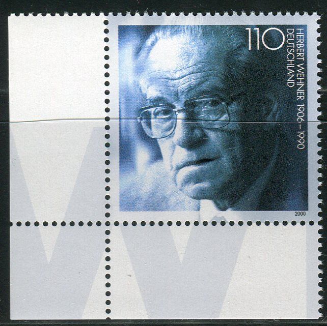 (2000) MiNr. 2092 ** - Německo - 10. výročí úmrtí Herberta Wehnera