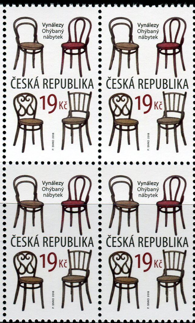 (2018) č. 981 **- Česká republika - 4-bl - Ohýbaný nábytek