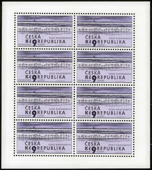 Česká pošta (2001) PL 290 ** - EUROPA - tiskové desky deska D