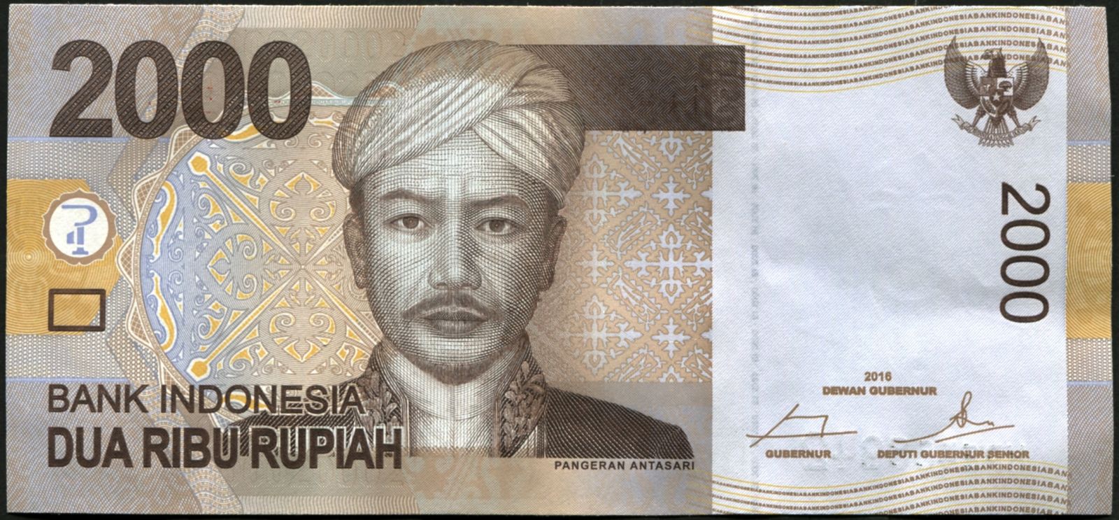 Indonesie - (P 148 h) - 2000 RUPIAH (2016) - UNC