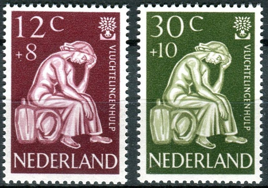 (1960) MiNr. 744 - 745 ** - Nizozemsko - Světový rok uprchlíků 1959/60