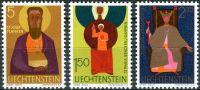 (1968) MiNr. 500 - 502 ** - Lichtenštejnsko - Patron církve