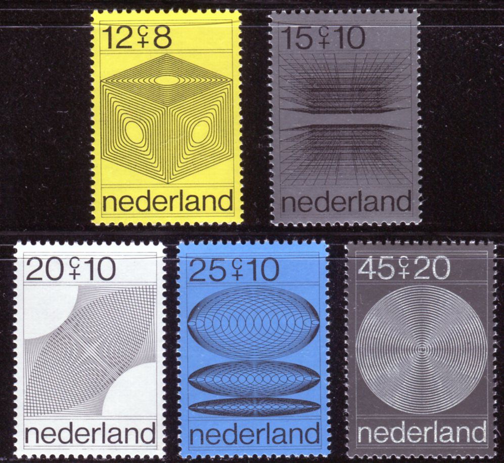 Nederland post (1970) MiNr. 936 - 940 ** - Nizozemsko - Letní známky ve prospěch sociální a kulturní péče: počítačová grafika