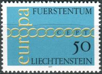 (1971) MiNr. 545 ** - Lichtenštejnsko - Europa