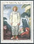 (1972) MiNr. 1031 ** - Monako - 250. výročí úmrtí Jean Antoine Watteau