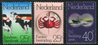 (1974) MiNr. 1032 - 1034 ** - Nizozemsko - Výročí