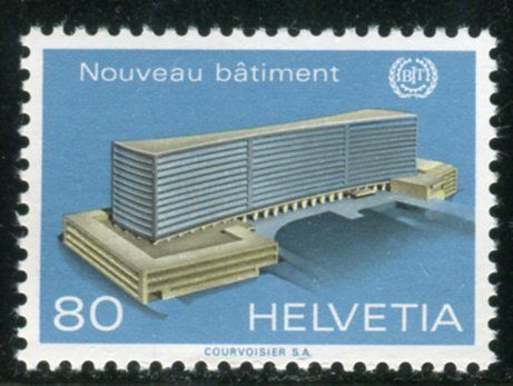 (1974) MiNr. 104 ** - Švýcarsko - BIT - Zahájení nového sídla Mezinárodní organizace práce (ILO) v Ženevě